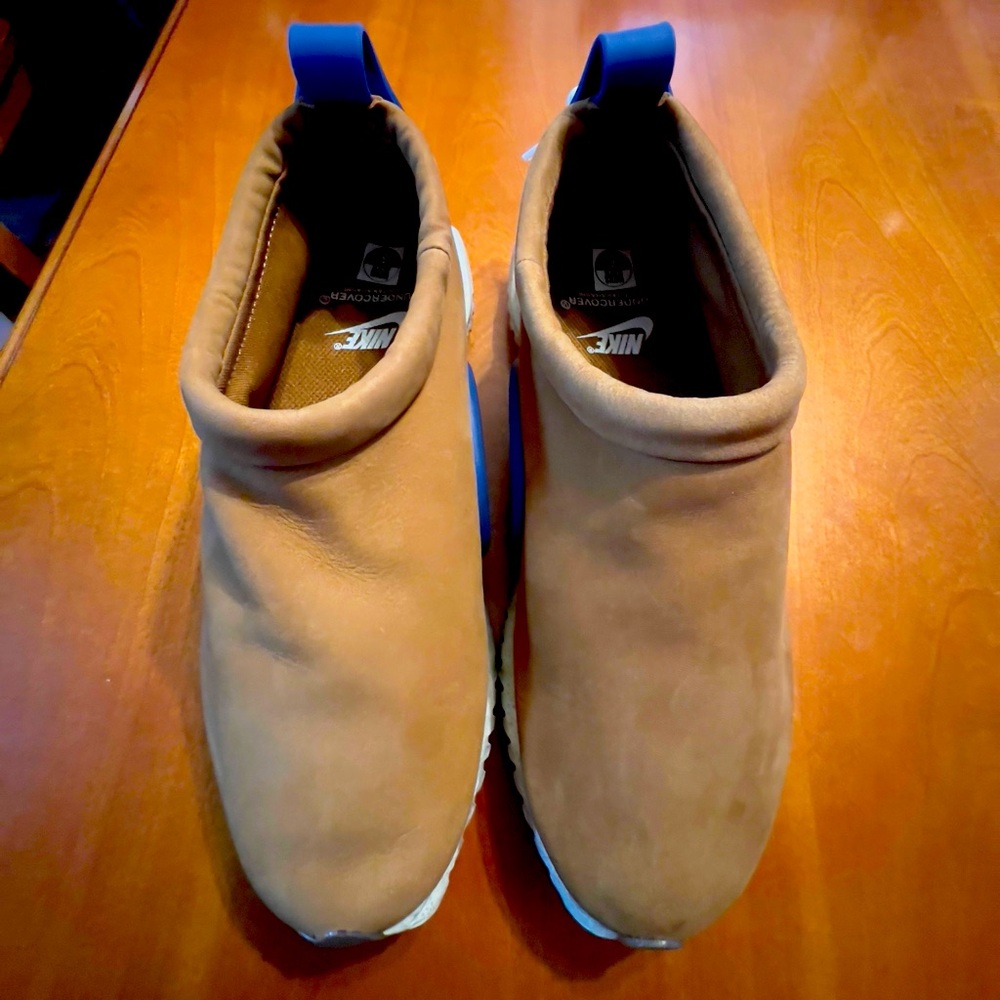 Nike unisex men size 6M/women size 7.5 W Moc flow SP undercover ale brown/royal